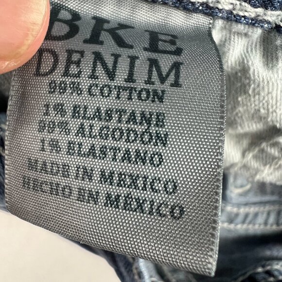 BKE Jeans Men's 30 x 30* Jake Straight Leg Blue Faded Stretch Denim Tag 30 R - Picture 9 of 16